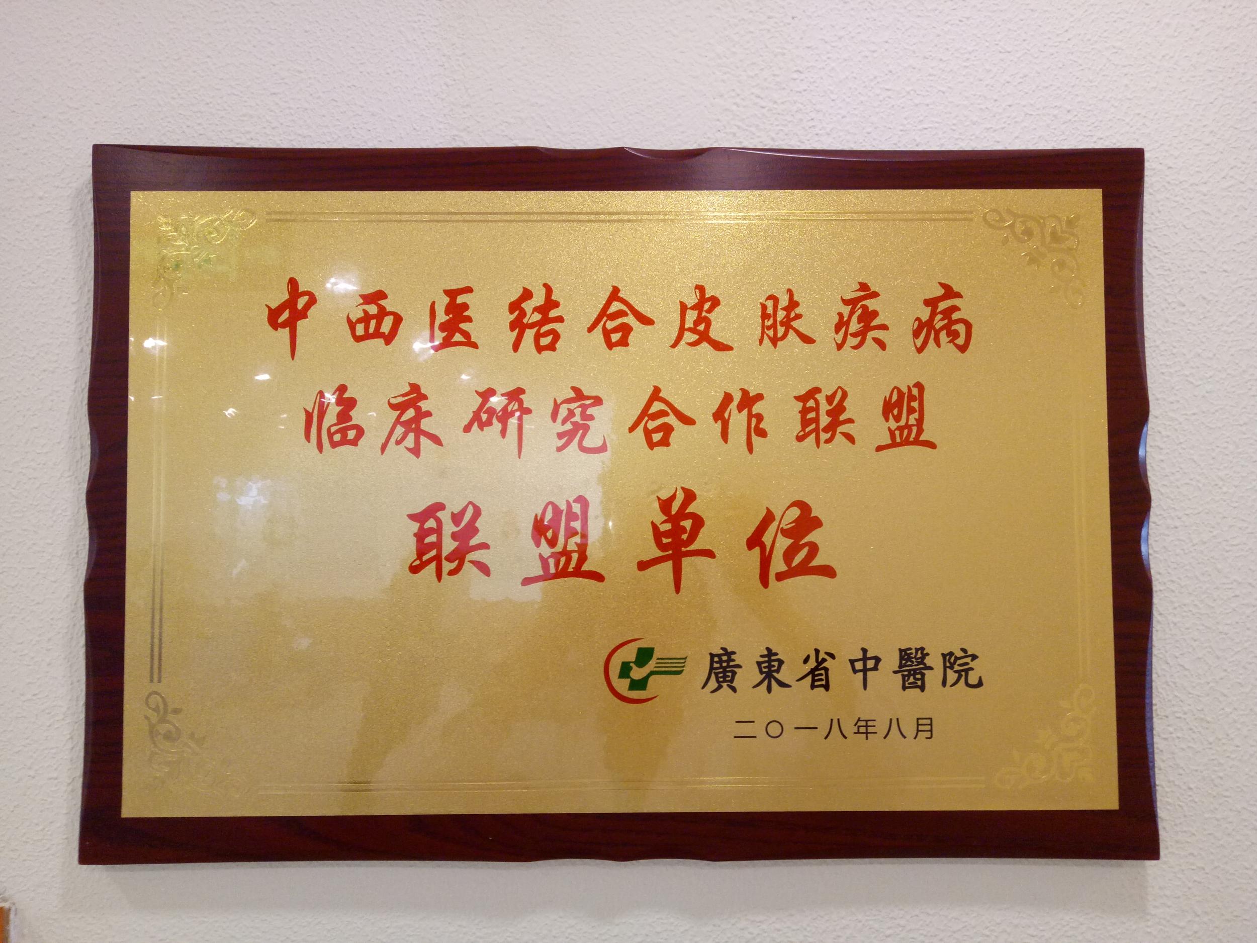 皮肤科加入中西医结合皮肤病临床研究合作联盟